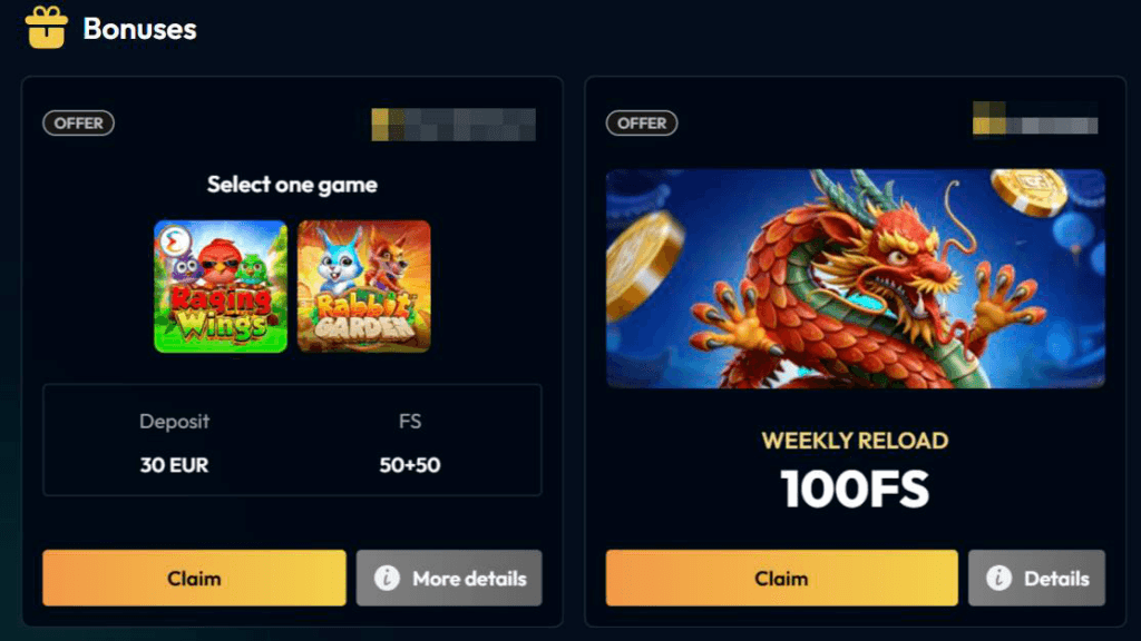 bonuses slotier casino